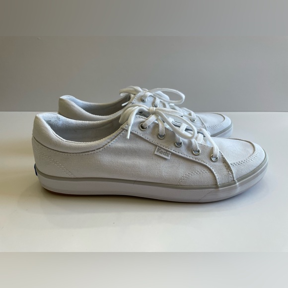 Keds White Canvas Lace Up Sneaker Women’s Size 9.5 Like New! - Picture 9 of 11